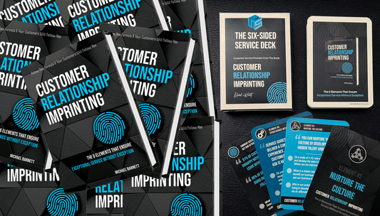 Bundle: 10 Customer Relationship Imprinting Books+ Get 3 Six-Sided Service Decks